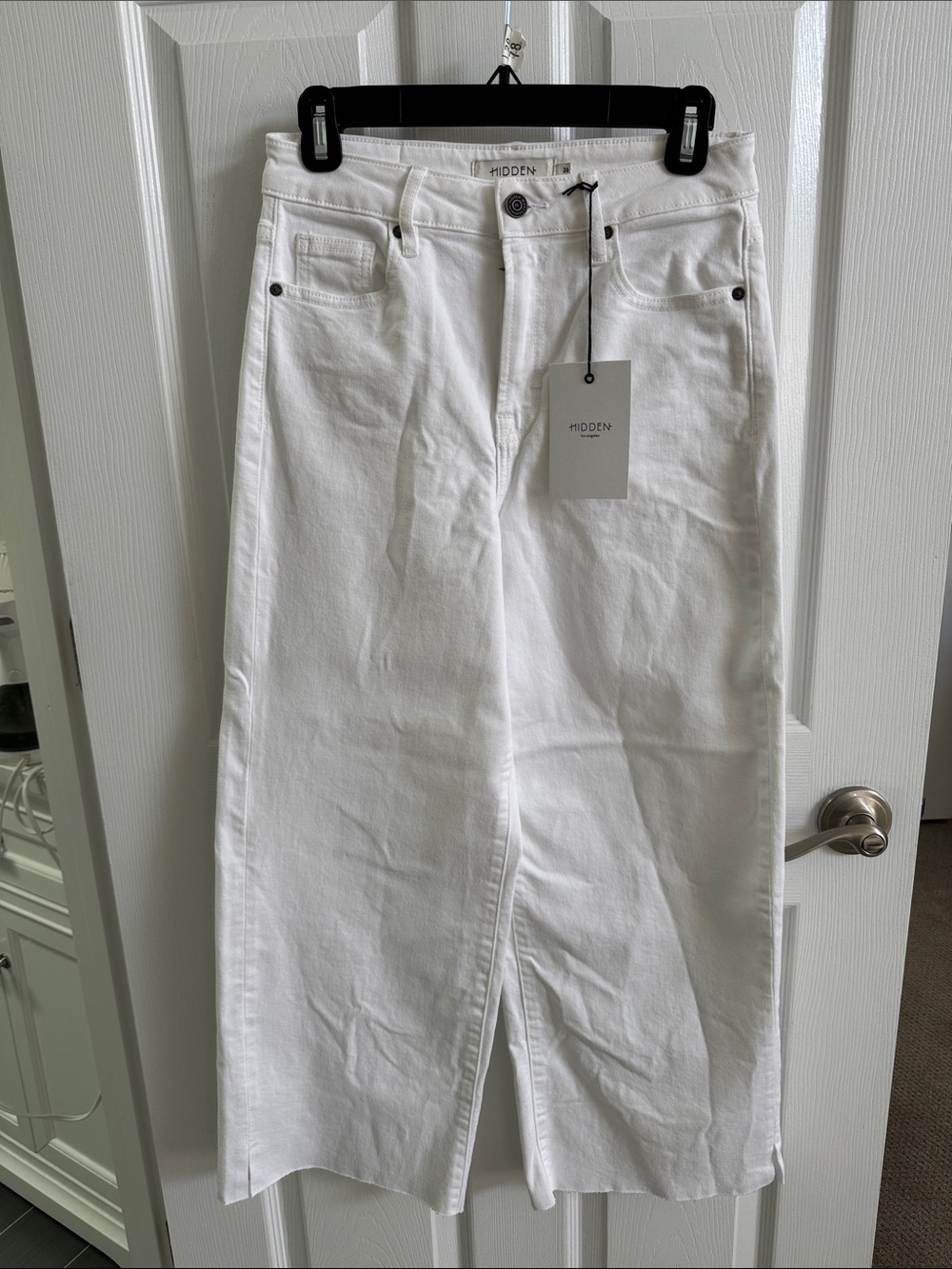 Vici x Hidden - Nori - High Rise Cropped Wide Leg Jeans - Picture 11 of 12